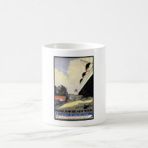 Paris Le Havre New York Tasses