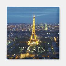 Paris par l'aimant de nuit