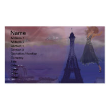 Paris rêve le carte de visite