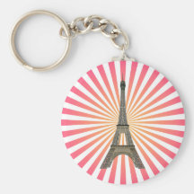 Paris : Tour Eiffel : Dessin de vecteur : Keychain Porte-clef