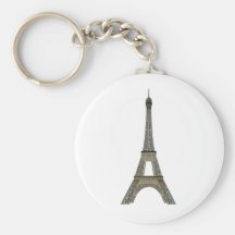 Paris : Tour Eiffel : Dessin de vecteur : Porte-clefs