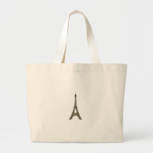 Paris : Tour Eiffel : Dessin de vecteur : Sacs Fourre-tout