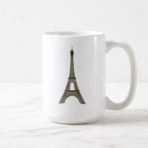 Paris : Tour Eiffel : Dessin de vecteur : Tasses