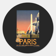 Paris vintage autocollants