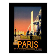 Paris vintage cartes postales
