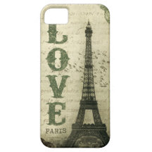 Paris vintage iPhone 5 case