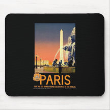 Paris vintage tapis de souris