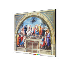 Parnassus et le Disputa, du della S de strophe Toile Tendue Sur Châssis