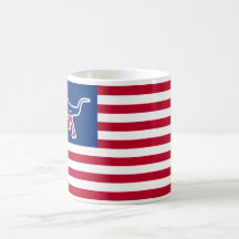 Parodie de drapeau des Etats-Unis de partie de din Tasses