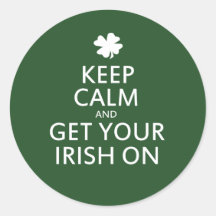 Parodie de Jour de la Saint Patrick Autocollants