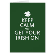Parodie de Jour de la Saint Patrick Cartes De Vœux