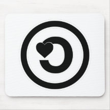 Partage d'amour tapis de souris