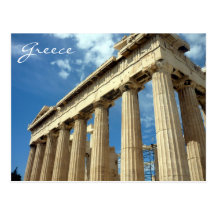 parthenon Grèce Carte Postale