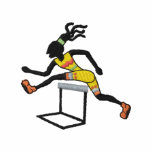 Participant à une course d'obstacles