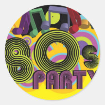 partie 80s adhésif