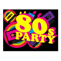 partie 80s carte postale