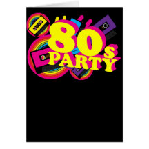 partie 80s cartes de vœux