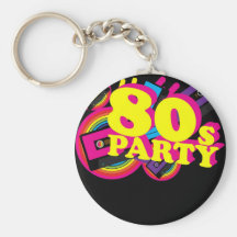 partie 80s porte-clef