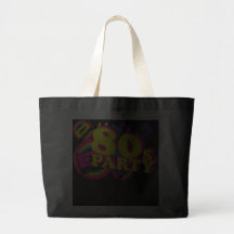 partie 80s sac de toile