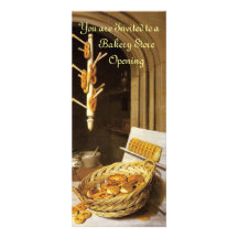 PARTIE ANTIQUE DE LA BOULANGERIE BREAKFEAST DE FOU CARTONS D'INVITATION