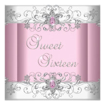 Partie blanche argentée rose d'image de diamant du invitation