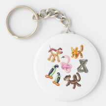 PARTIE D'ANIMAL DE BALLON PORTE-CLÉ