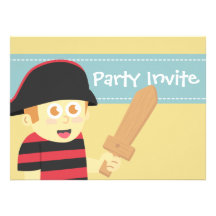 Partie d'anniversaire de enfant : Thème mignon de  Invitation Personnalisable