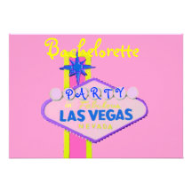 Partie de Bachelorette à Las Vegas Invitations
