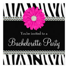 Partie de Bachelorette de gemmes imprimée par marg Invitations Personnalisées