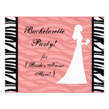 Partie de Bachelorette de silhouette de robe de ro Cartons D'invitation