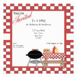 Partie de BBQ Invitation