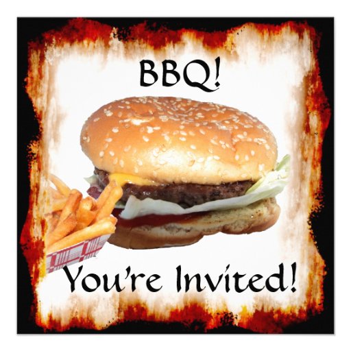 Partie de BBQ ! Invitation