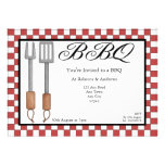 Partie de BBQ Invitations Personnalisées