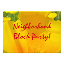 Partie de bloc de voisinage ! Invitations Annoucem