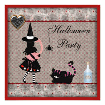 Partie de Halloween d'Alice, de flamant et de chat Bristol Personnalisé