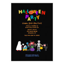 Partie de Halloween Invitations