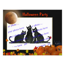 Partie de Halloween Invitations Personnalisées