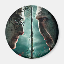 Partie de Harry Potter 7 - Harry contre Voldemort Magnets Pour Réfrigérateur