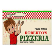 Partie de la pizzeria de Roberto Faire-parts