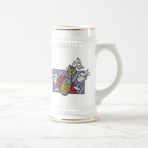 Partie de réveillon de la Saint Sylvestre Tasses