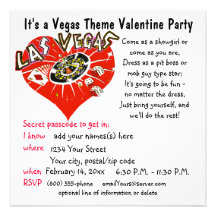 Partie de Valentines de thème de Vegas Bristol