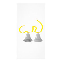 Partie grise Bells Photocartes Personnalisées