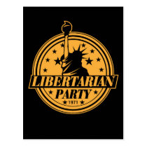 Partie libertaire 1971 cartes postales