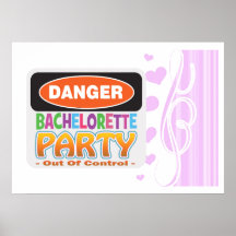 Partie nuptiale drôle de partie de bachelorette de posters