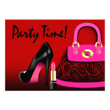 Partie snob de bourse, de talons hauts et de fille invitations
