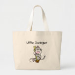 Partouzeur de fille de singe de chaussette petit sacs en toile