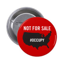 Pas en vente - occupez Wall Street - nous sommes l badges publicitaires
