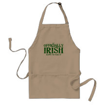 (pas) officiellement Irlandais Tablier
