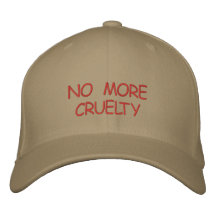 PAS PLUS DE CRUAUTÉ CASQUETTES DE BASEBALL BRODÉES
