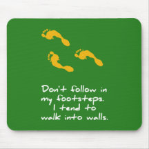 Pas sarcastiques Mousepad Tapis De Souris